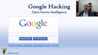 CyberAAA Tip of the Day - Open Source Intelligence - OSInt