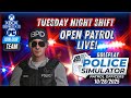 🚨BPD Open Patrol LIVE RP!🚨Tuesday Night Shift 10.28.25💥#Xbox X/S #PC #PoliceSimulator #RP