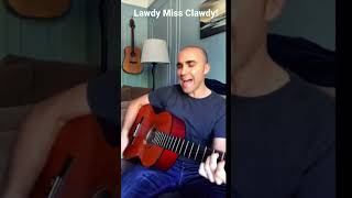 Video thumbnail of "Lawdy Miss Clawdy #elvis #guitar #cover #1950s"