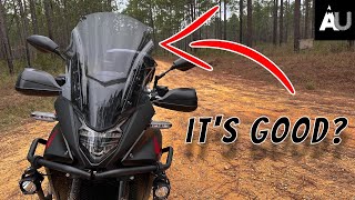 Givi Windshield for the Honda Transalp, IT'S GOOD! by Adventure Undone 10,218 views 5 months ago 10 minutes, 10 seconds