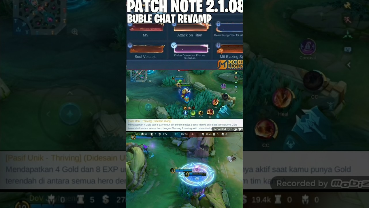 UPDATE ML PATCH NOTE 2.1.08 