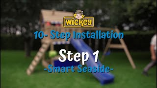 Unpack & check your parts for your Climbing frame | Step 1 building guide | Wickey