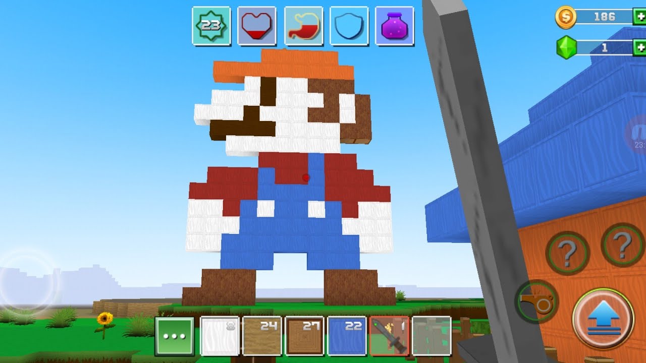 Exploration Lite Craft 'CanadaDroid' Android Gameplay #44 | Learn How To Make Super Mario 💝