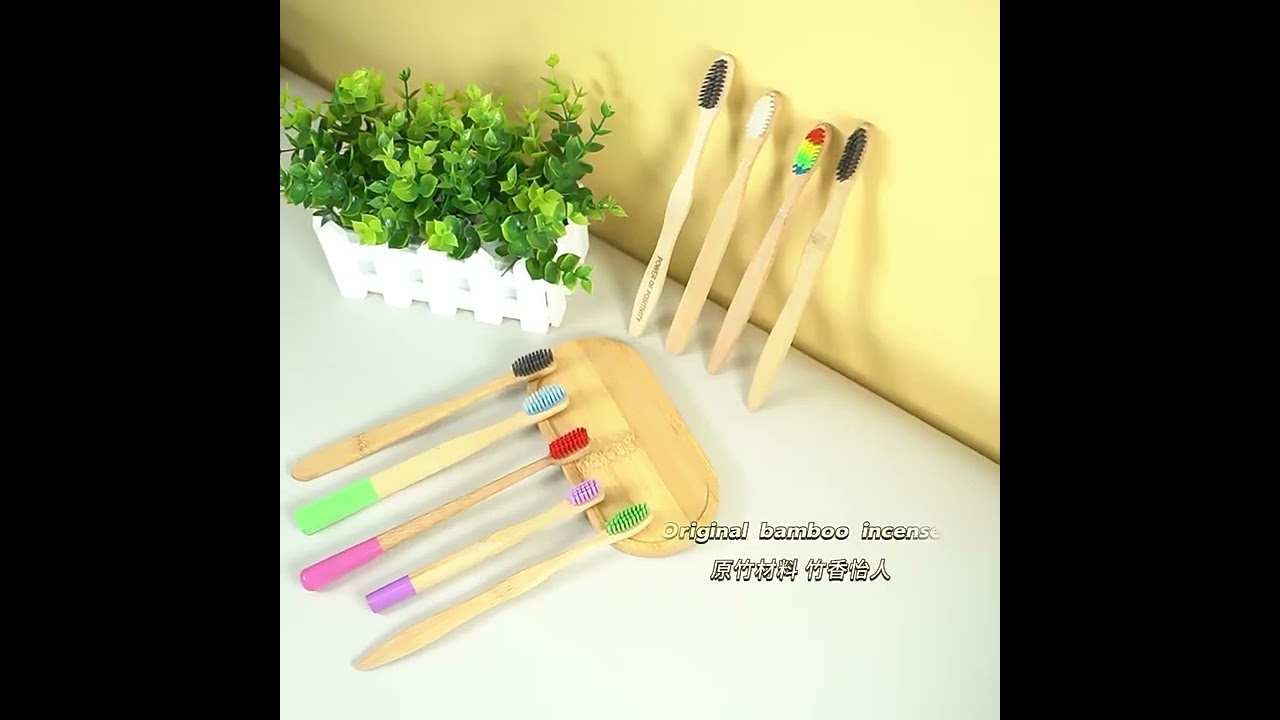 Choose bamboo—an eco-friendly toothbrush for a fresh, natural clean