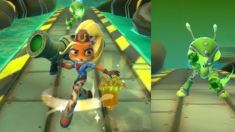 Crash Bandicoot: On the Run! Nitro Ant Drone Defeated! Jewel 184