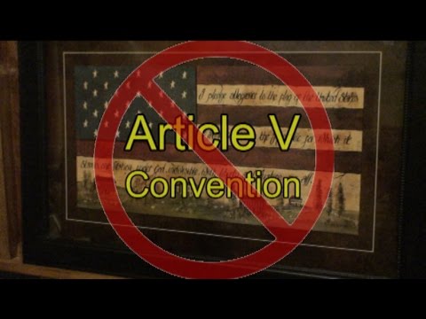 Saving our Constitution - No Article V Convention (Con-Con) - YouTube
