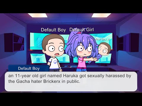 Default Boy and Default Girl’s News about Brickerx part 3 - Gacha Club animation