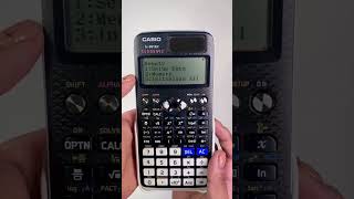 Consejo con calculadora Casio Classwiz - #2 RESET