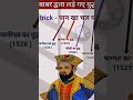 babr ke dvara ldd gye sbhi yudh yad krne ki trik #इतिहासके10प्रश्र #gkquestion #history #upsc