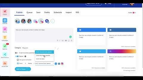 New Content Recycling Option: You Can Repost Every X Days, Weeks, Months or Years!