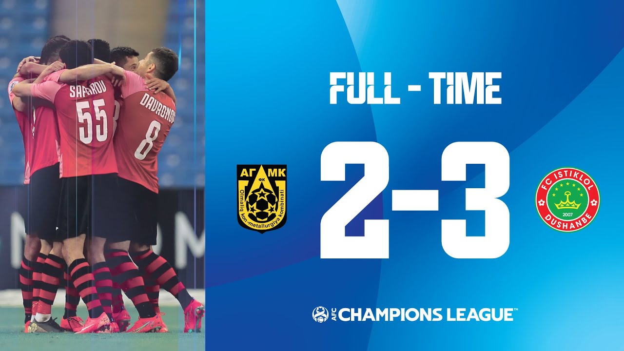 #ACL2021 - Full Match - Group A | AGMK FC (UZB) 2 - 3 FC Istiklol (TJK ...