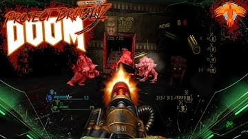 Doom Project Brutality - Enhanced Episode 1 / E1M9 - Rip and Tear Gameplay!