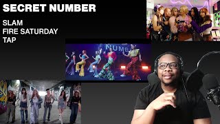 SUBSCRIBED! | SECRET NUMBER - SLAM, FIRE SATURDAY AND TAP MV | REACTION