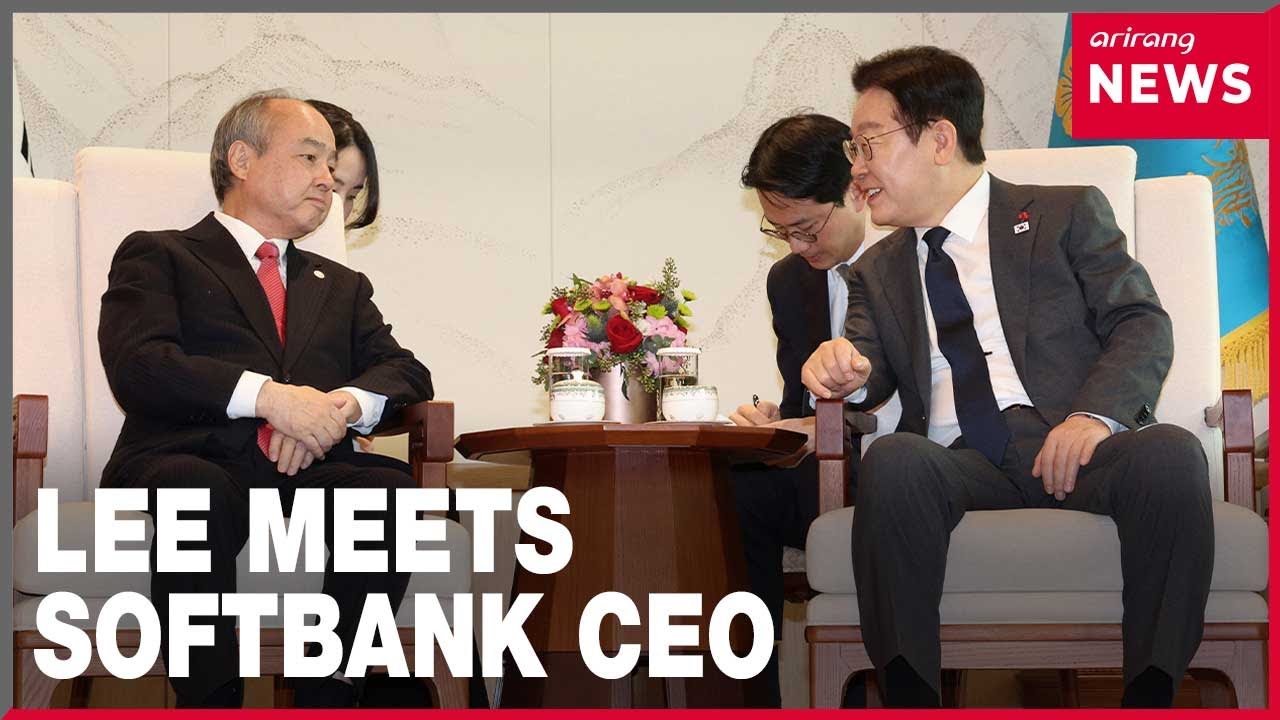 President Lee meets SoftBank CEO Masayoshi Son