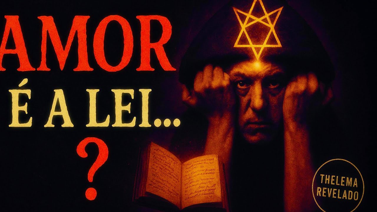 AMOR É A LEI… MAS O QUE ISSO REALMENTE SIGNIFICA? | ALEISTER CROWLER E O SEGREDO DE THELEMA 🔮