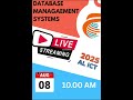 2025 AL ICT Database Management System Live session
