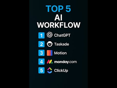 Top 5 AI Workflow Tools to Streamline Your Productivity in 2025