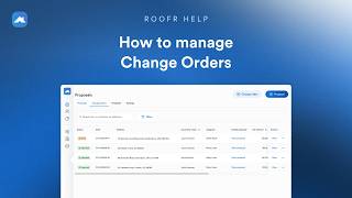 How to manage change orders