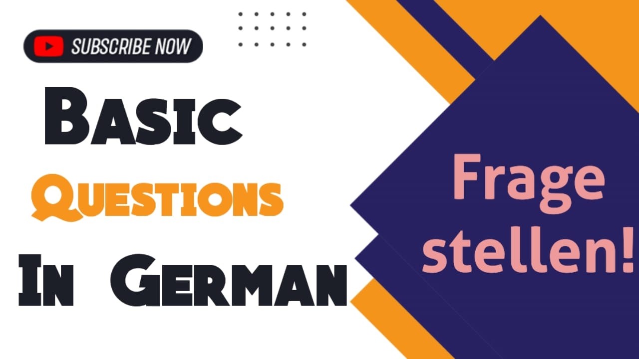 Learn These Basic German Questions 😱 | A1 Level Must-Know Phrases - YouTube