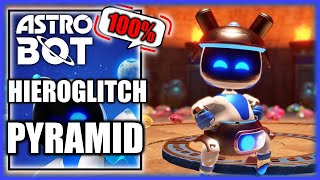 Astro Bot - Hieroglitch Pyramid 100% - All Bots & Puzzle Pieces (All Collectible Locations)