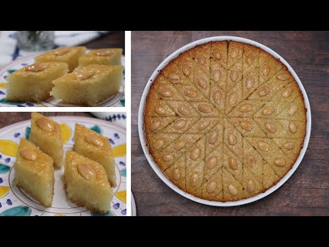 semolina-cake-with-orange-blossom-water---basboussa-recipe