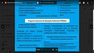 Educacao Ambiental Pronea