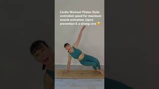 Try My Cardio Workout Pilates Style: Controlled speed for Maximum Muscle Activation 🤗#pilatesstrong