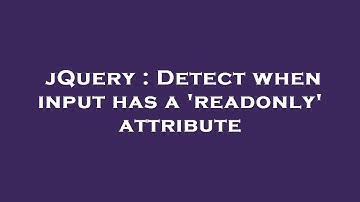 jQuery : Detect when input has a 