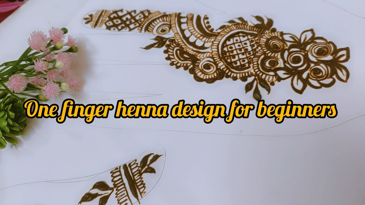 💖🍃 One finger mehndi design🌺 Subscribe 🔔