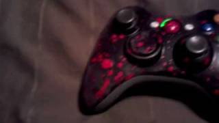 Custom Blood Splatter Xbox360  Controller