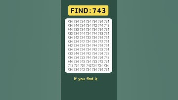 Find odd numbers - 743 - #odd #quiz #braintest