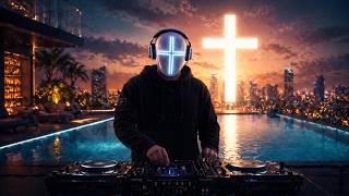 Christian EDM Night Mix ⚡ Rooftop Pool Worship | Faith Pulse Sound