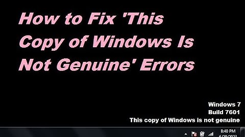 How to activate Windows 7 Enterprise / Fix 