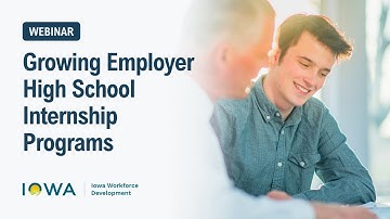 Webinar: Growing Employer High School Internship Programs