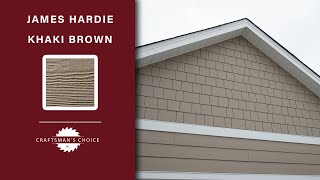 James Hardie Khaki Brown Siding Color Design Ideas & Project Examples