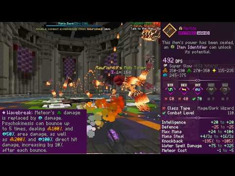 Wynncraft XP grind w/ Riptide new mythic wand