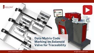 Laser Marking on Metal Pushrod | Laser marking machine for metals | Automotive Traceability Datamatx