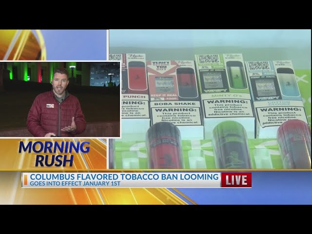 columbus flavored tobacco ban update to sue for right to products Flavored tobacco products will be
