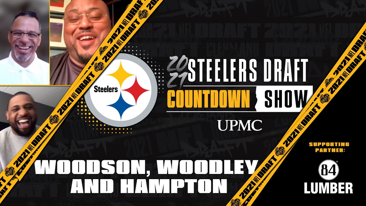 Segment of 2021 Steelers Draft Countdown Show: Rod Woodson, Casey Hampton, LaMarr Woodley