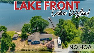 Ranch LAKEFRONT home FOR SALE on Lake Wylie