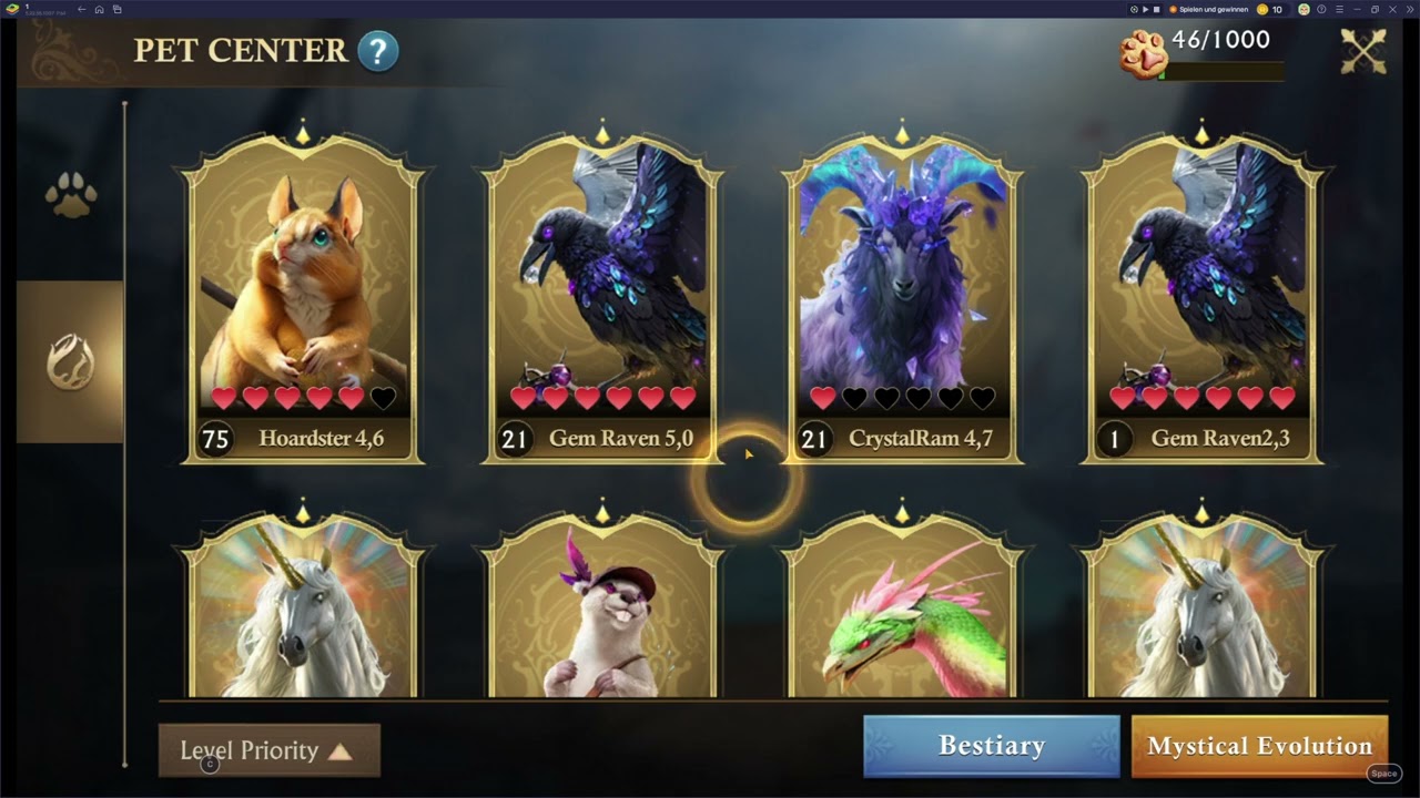 Guns of Glory: Mystical Creatures - Eggs and different Types of Creatures