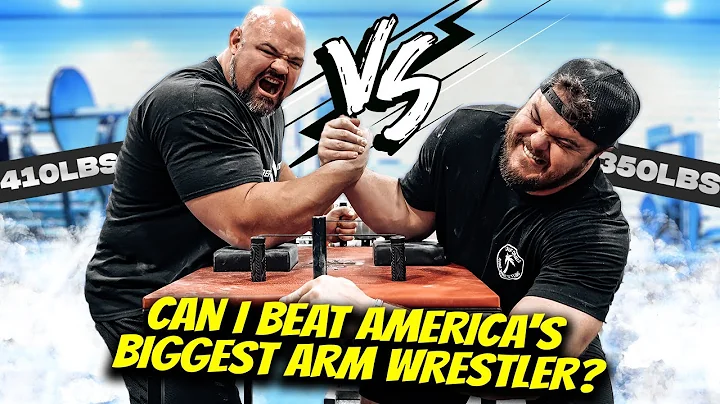 AMERICA'S BIGGEST ARM WRESTLER TEACHES ME HIS SECRETS!