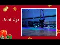 Experience Aerial Yoga with Me | VLOGMAS Day 1
