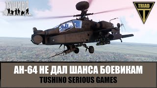 Десятки уничтоженных целей! Пара AH-64 косит орду боевиков (ARMA 3 ТУШИНО)