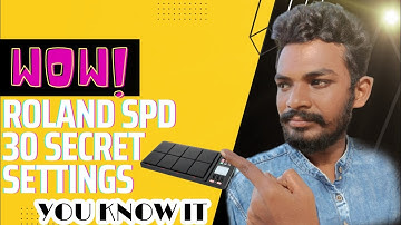 Roland spd30 Secret Settings telugu | all Settings explained | Bethel Rhythms🥁