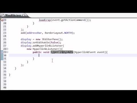 Intermediate Java Tutorial   35   Building the GUI