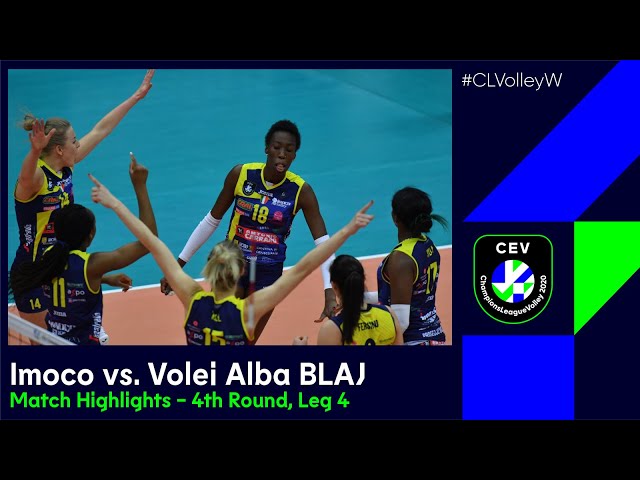 #CLVolleyW | A. Carraro Imoco CONEGLIANO vs. C.S.M. Volei Alba BLAJ - Match Highlights