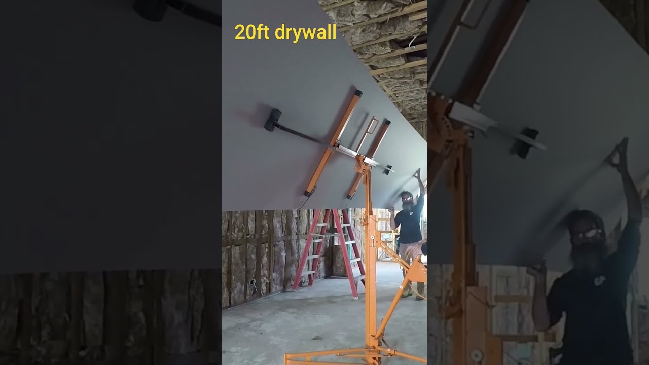 Longest drywall sheetrock lifter ever