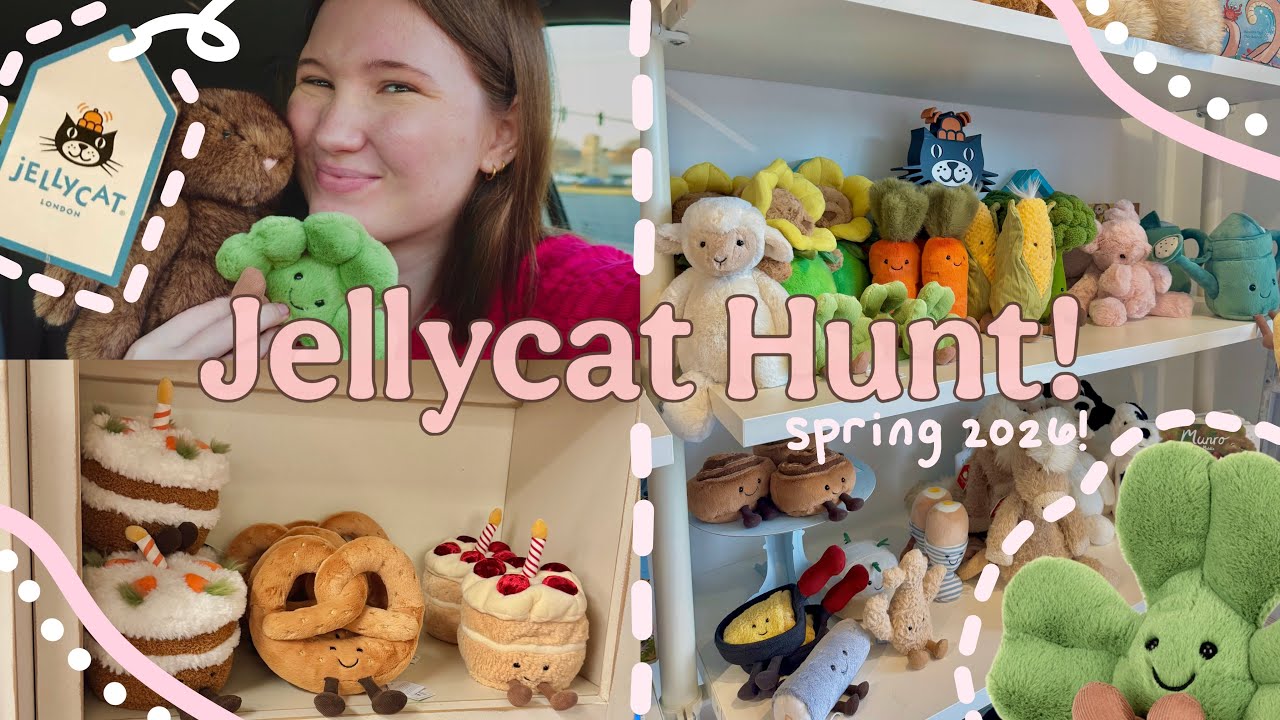 🍀Охота на Jellycat!!🍀*Выпуск весной 2026 года!*