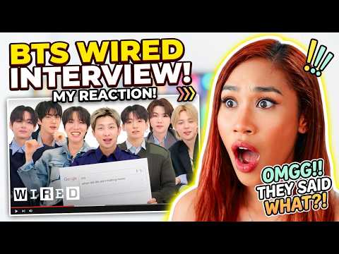 BTS (방탄소년단) Answer The Web's Most Searched Questions | WIRED | Reaction